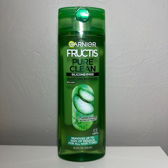 Garnier Fructis Pure Clean Silicone-Free Purifying Shampoo & Conditioner NEW - Picture 4 of 7